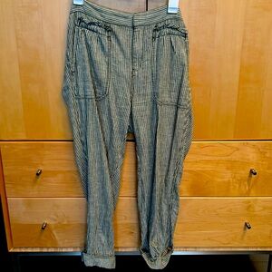 Anthropologie by Anthropologie Linen Cotton Blend Pant XS